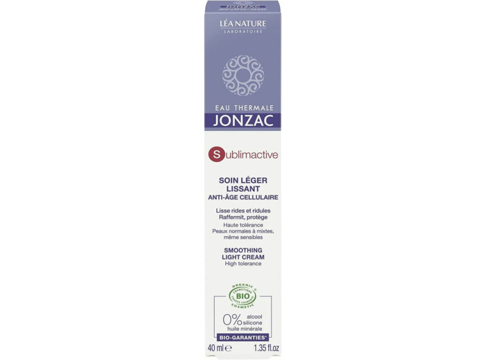 Soin leger lissant anti-âge cell 40ml Jonzac - Sublimactive