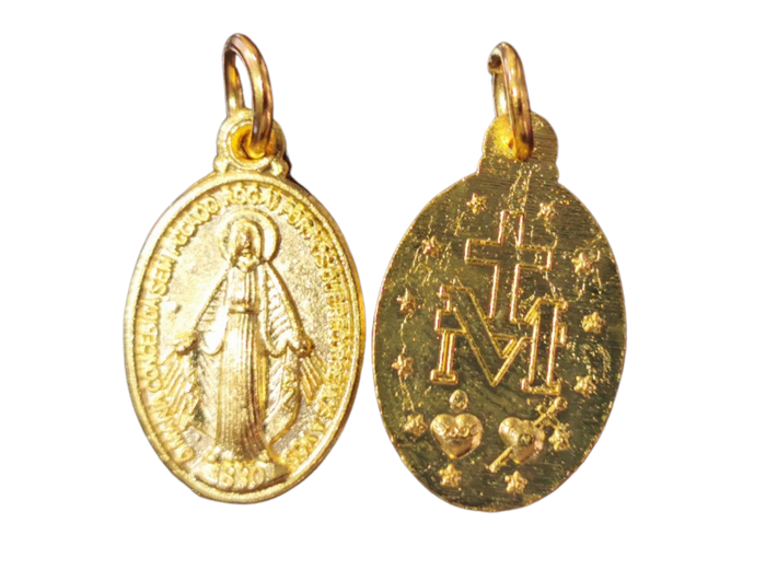 Médaille en Laiton 17mm - MIRACULEUSE