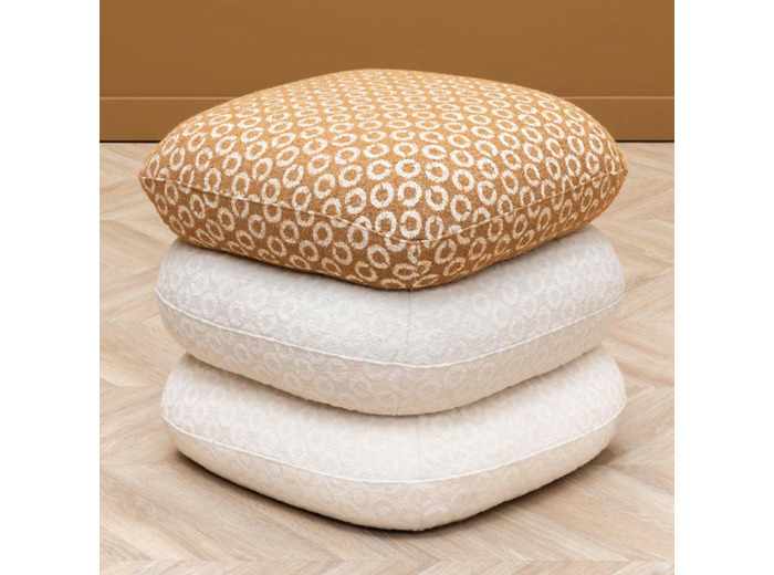 Pouf Pivotant bicolore Oreal 53x56x50cm