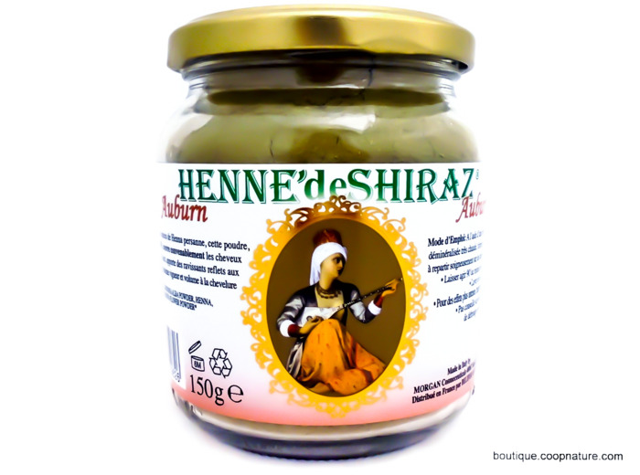 Henné Auburn Certifié ICEA 150g