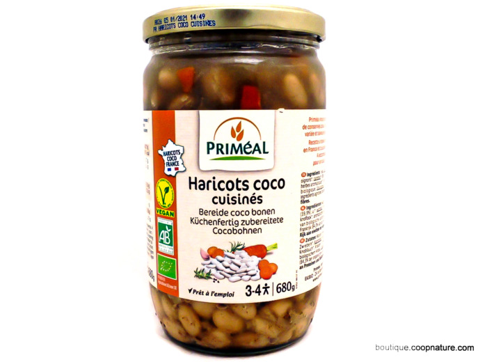 Haricots Coco Cuisinés Bio 680g