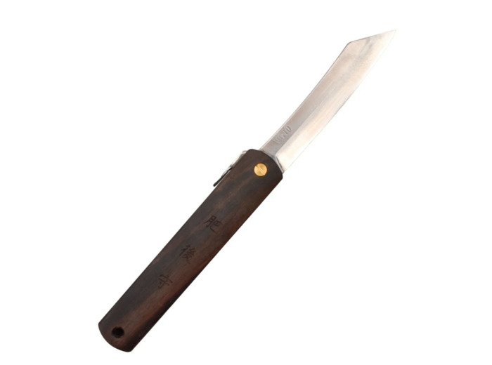 Couteau pliant higonokami VG-10 artisanal japonais (ébène)