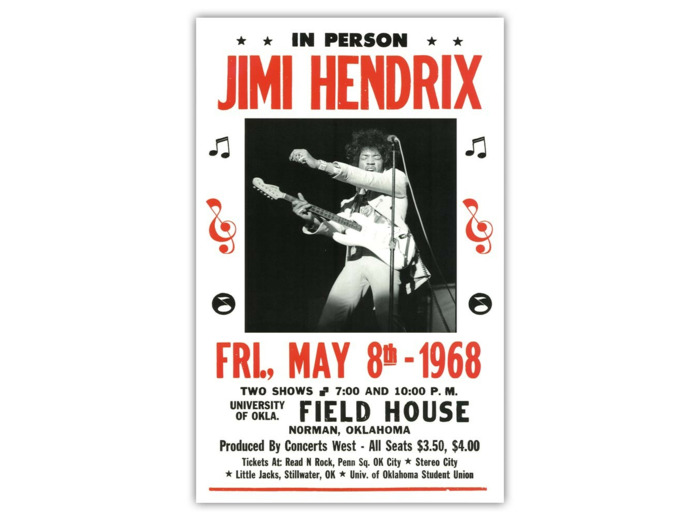 Affiche Jimi Hendrix