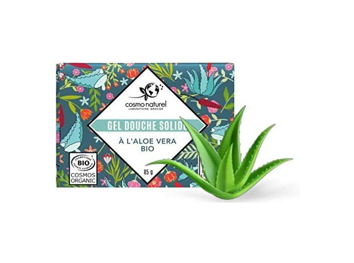 Gel douche aloe vera solide 85g Cosmo naturel