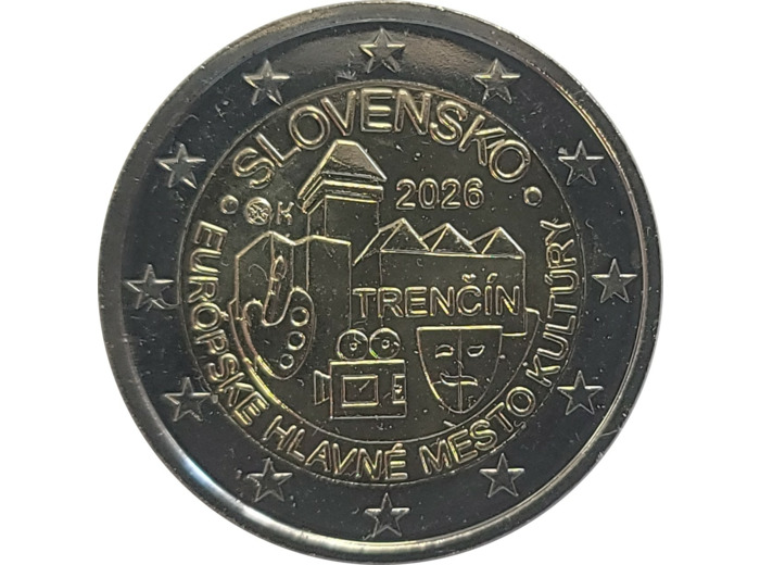 SLOVAQUIE 2026 2 EURO TRENCIN UNC