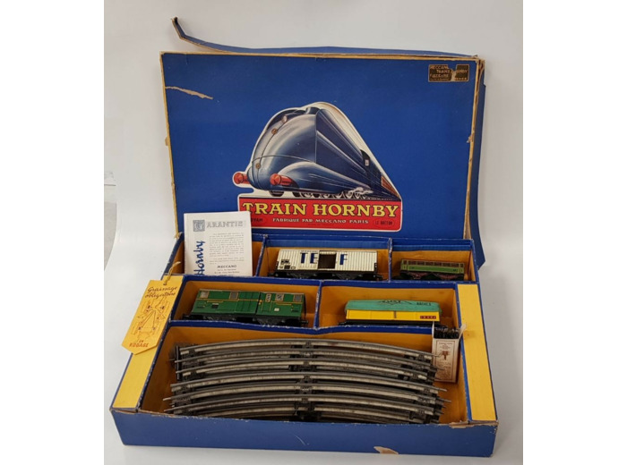 COFFRET TRAIN HORNBY LE BRETON ECHELLE O BOITE D'ORIGINE