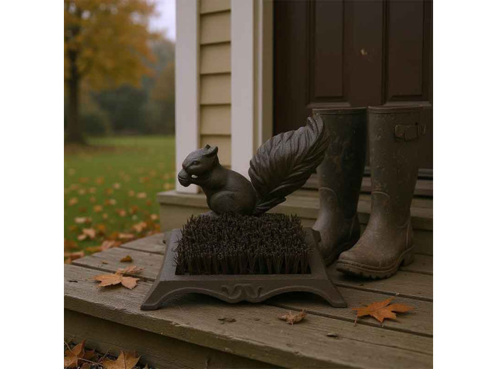 Brosse fonte Ecureuil 28x15x25cm