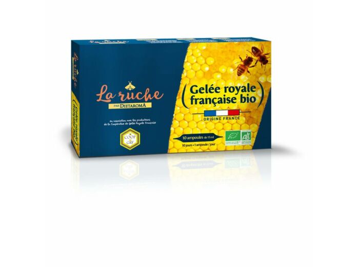 Gelée royale Francaise Bio-1500mg-20 ampoules-Dietaroma