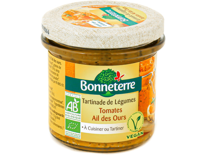 Tartinade de Légumes Tomates Ail des Ours Bio 135g