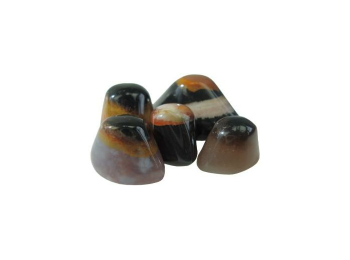 Pierre roulée Agate cyclope ou œil de Shiva