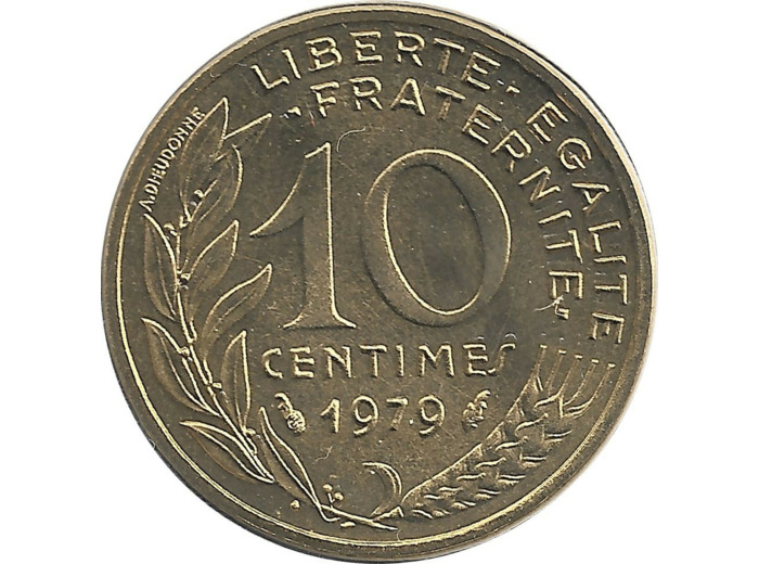 FRANCE 10 CENTIMES LAGRIFFOUL 1979 FDC