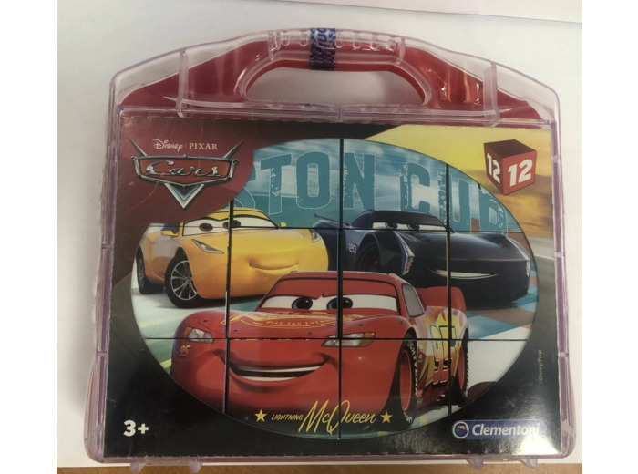 VALISETTE PUZZLE CUBE 12 PIECES CARS DISNEY PIXAR de chez CLEMENTONI