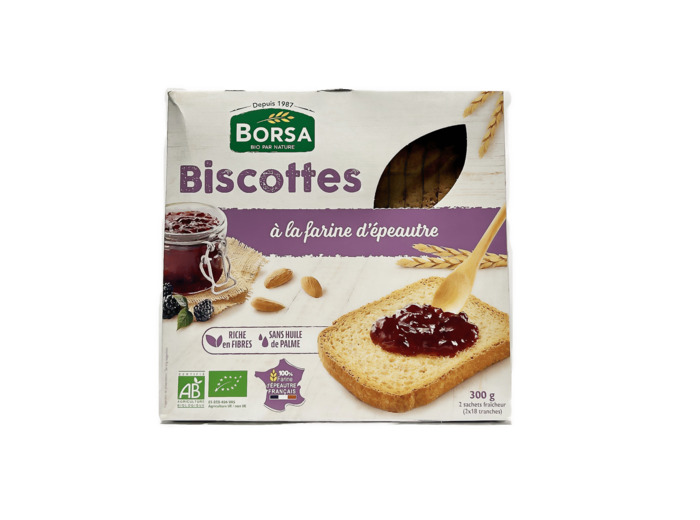 Biscottes À La Farine D'épeautre Bio 300g