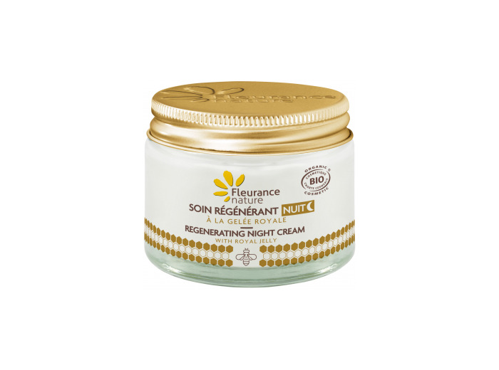 Soin de nuit régénérant à la Gelée Royale Bio 50ml