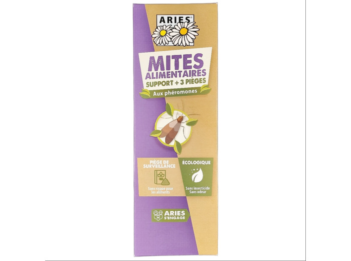 Recharge Pièges à Mites Alimentaires Support+3 pièges aux Phéromones