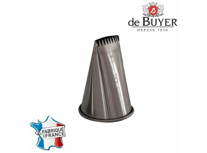 DOUILLE A BUCHE INOX  6 DENTS