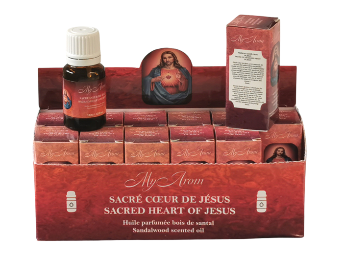 Flacon d'Huile Parfumée 10ml Sacré Cœur /Bois de Santal