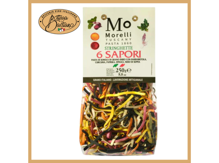 Pâtes aux six saveurs Stringhette 250g