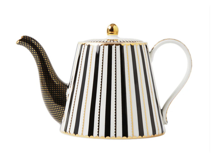 Théière Maxwell Williams Rayée Noir