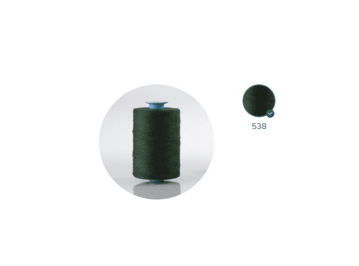 ZX 35 - 538 LIERRE FIL À COUDRE 100% POLYESTER TRÈS RÉSISTANT bobine 500m
