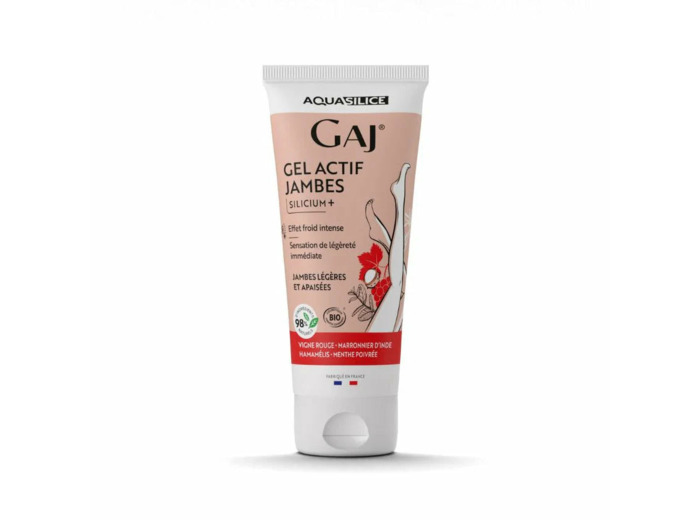 GAJ-Gel actif jambes Bio-100ml-Aquasilice