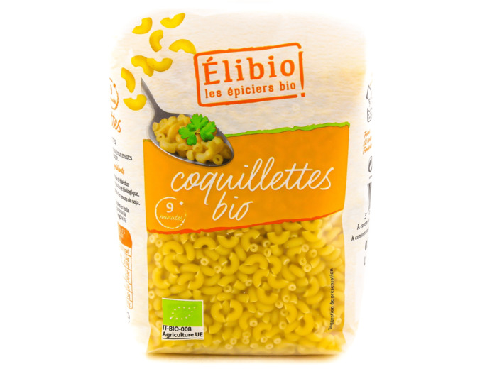 Coquillettes Blanches Bio 500g