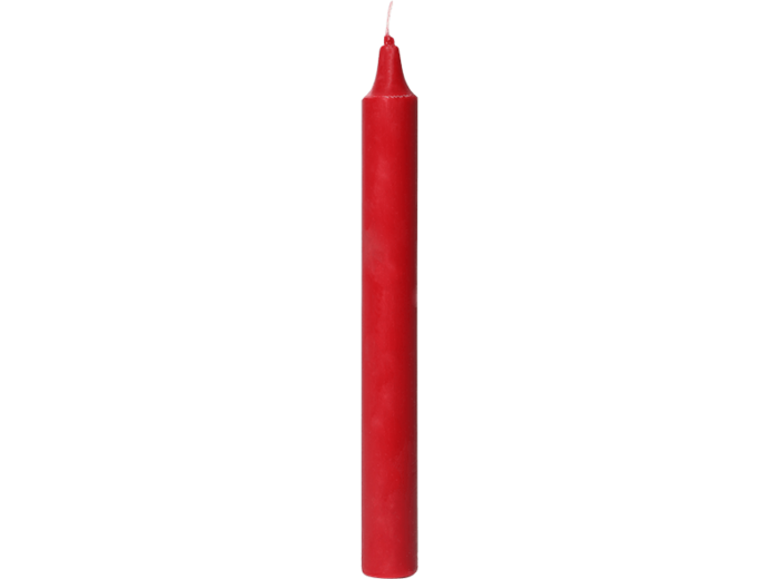 Bougie teintée masse - ROUGE D2,1 x Ht20cm