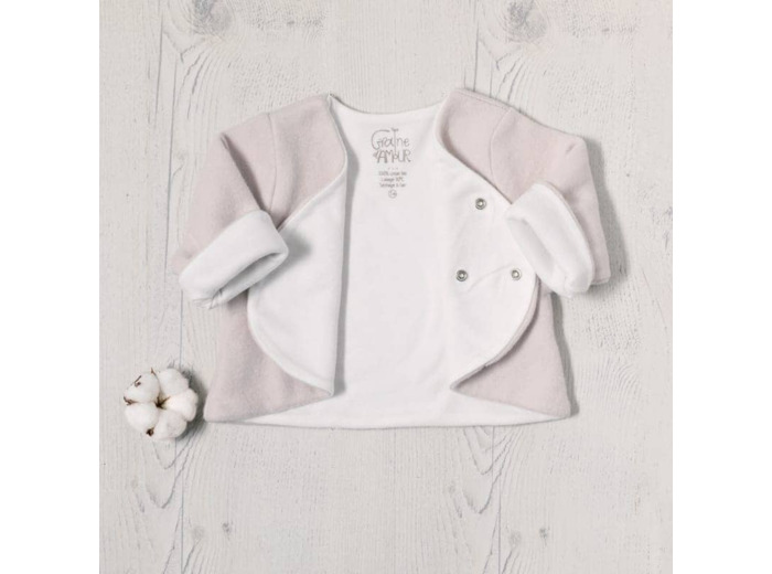 Brassière bébé polaire doublée coton bio