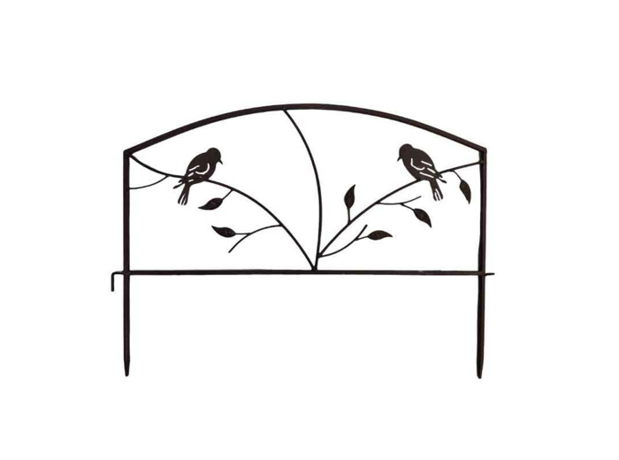 Barrière jardin oiseaux 57x41cm