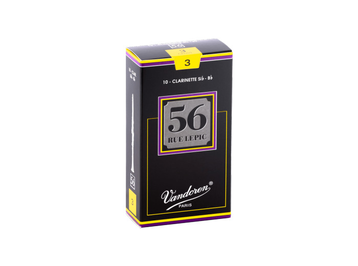 Boîte de 10 anches de clarinette 56 RUE LEPIC force 3 Vandoren