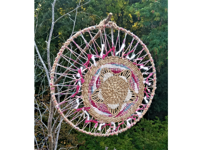 tissage circulaire en jonc