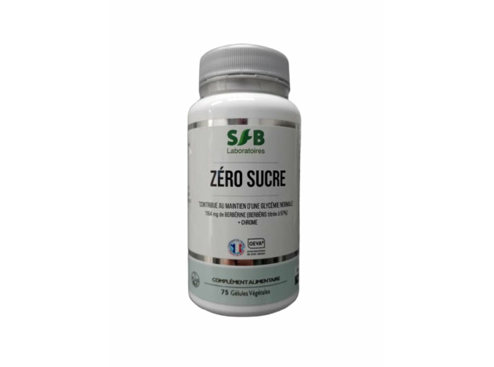 Zéro Sucre (Berbérine et Chrome)- 75 gélules-SFB laboratoires