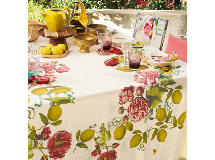 Nappe CITRONS DE MENTON ROMANCE Garnier-Thiebaut