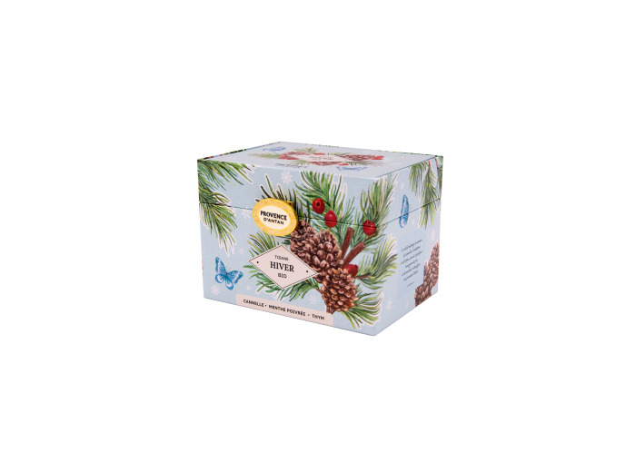 Tisane Hiver bio 20 sachets 36 gr boite métal