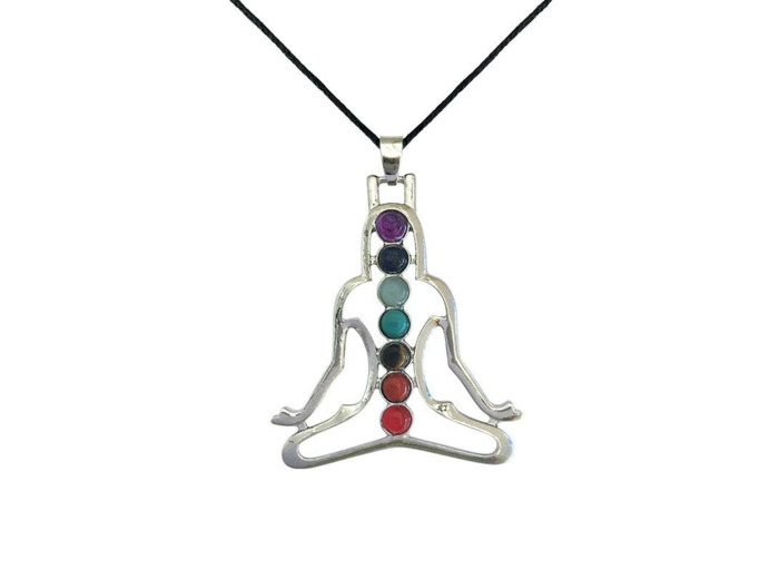 Pendentif Yoga 7 Chakras