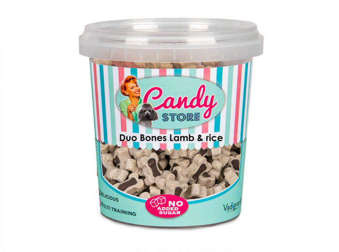 Friandises semi-humide "Duo agneau & riz" - 500g