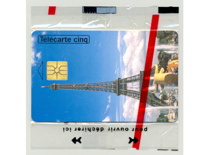TELECARTE NSB 5 UNITE 08/94 TOUR EIFFEL GN44