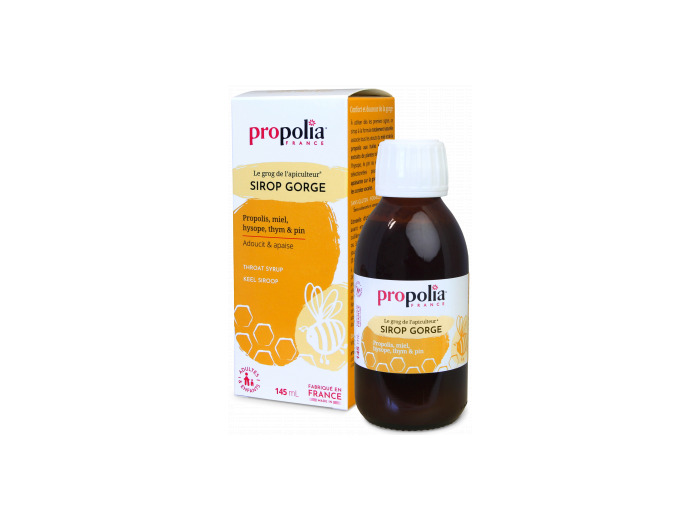 Sirop Gorge Propolis Miel Citron Flacon 145ml