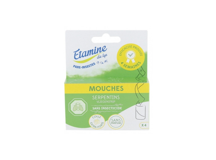 Serpentins attrape mouches x4