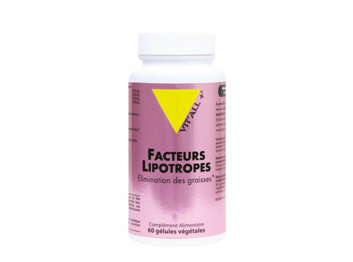 Facteurs Lipotropes-60 gélules végétales-Vit'all+