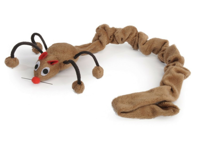 Jouet chat, Souris à longue queue + herbe à chat - 50cm