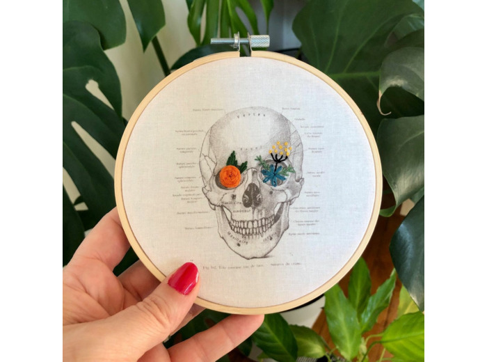 Broderie - SKULL #2