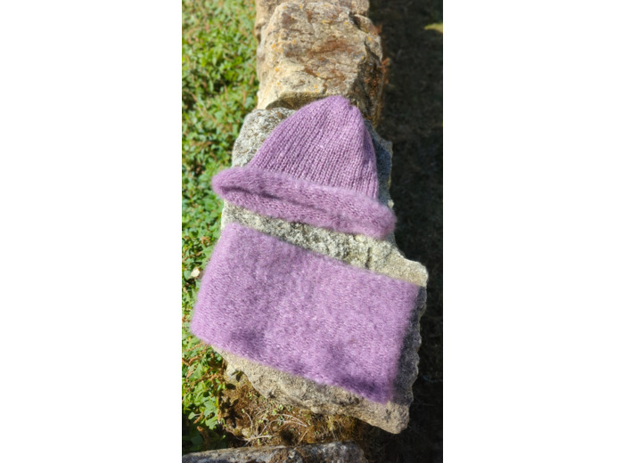 Bonnet FLOCON - Mauve