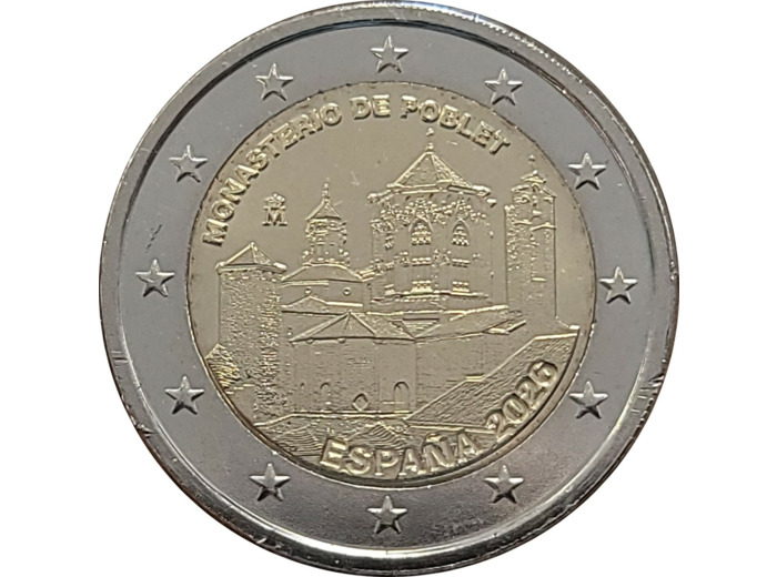 ESPAGNE 2026 2 EURO COMMEMORATIVE POBLET UNC