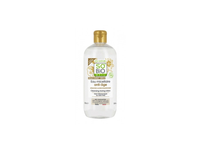 Eau Micellaire anti âge à l'Argan 500ml