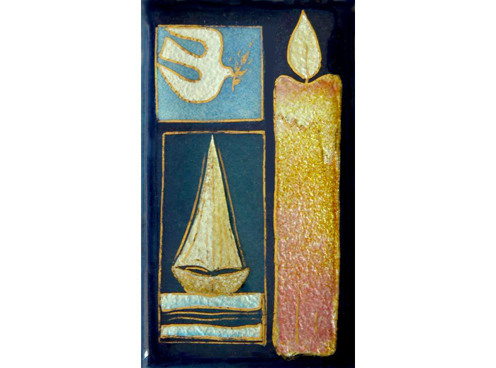 Divine lumière 9,5X5,5cm - EMAUX DU LIBAN