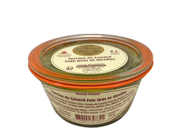 Terrine de Canard Foie Gras et Girolles