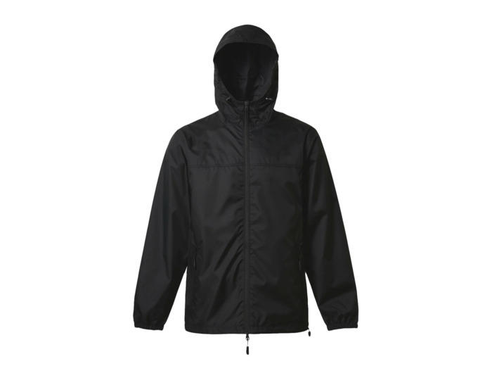 Veste militaire imperméable coupe-vent Ripstop noir OPEX