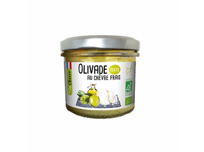 Olivade verte au chèvre frais Bio