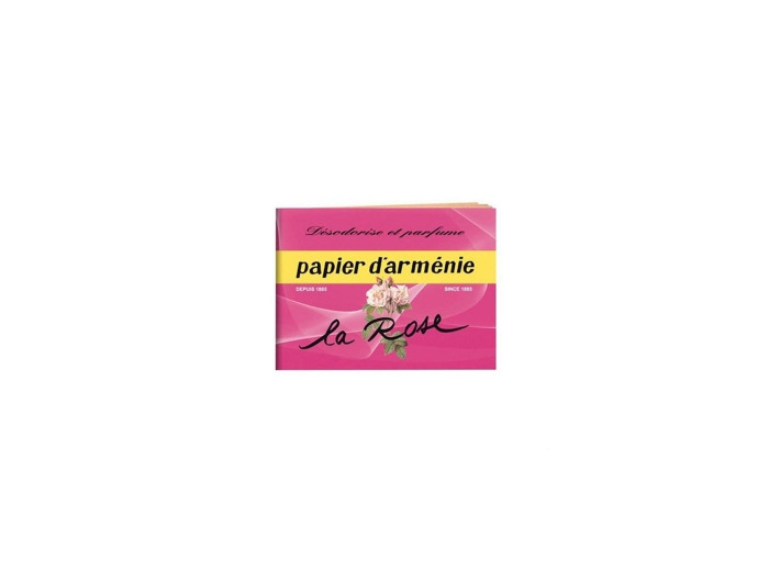 Papier d'Arménie Rose Carnet de 36 lamelles